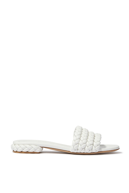 Ischia Braided Flat Sandals